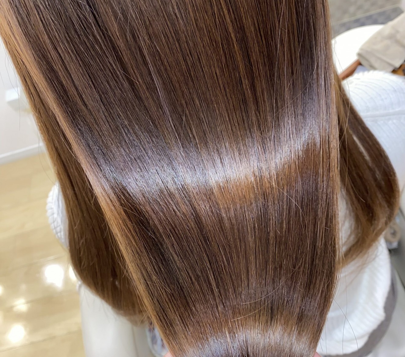 髪質改善で検索されミネコラを体験しにいらっしゃいました‼︎